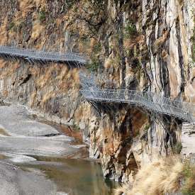 chemin de trek Manaslu