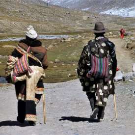 pélerin tibétain