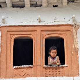 petite fille de Shreenagar, Humla