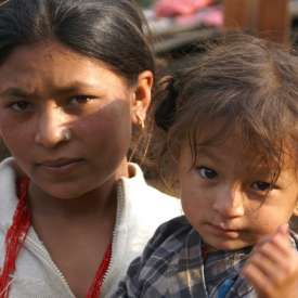 visages népalais