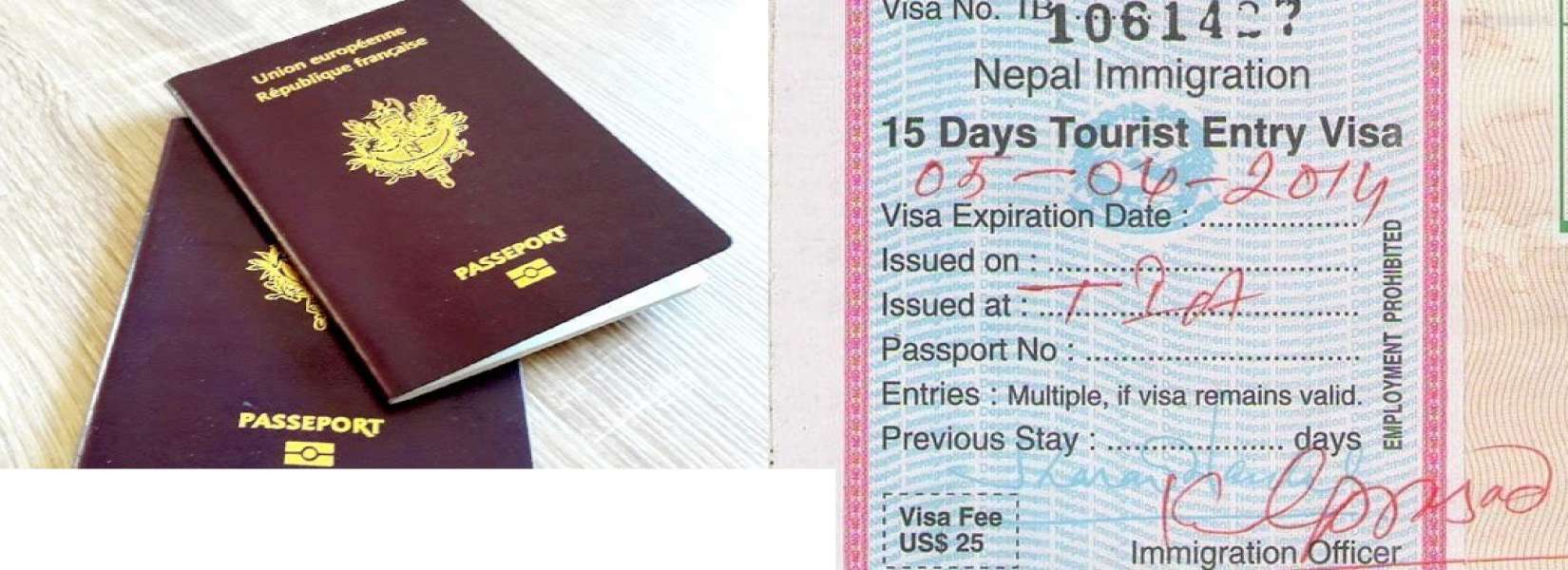 Passeport et Visa Népal
